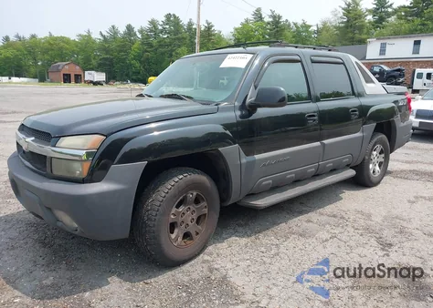 2002 Chevrolet Avalanche из США, поврежденный, VIN 3GNEK13T52G248925